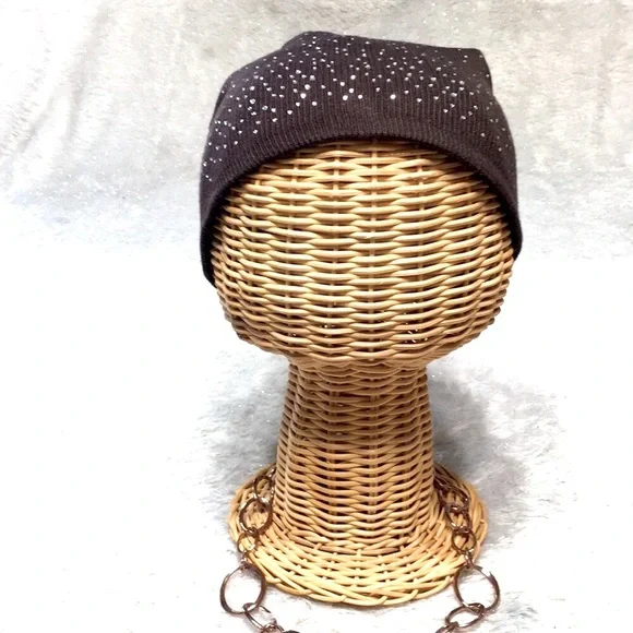 Brown Beanie stoned cap hat NEW - Picture 2 of 7